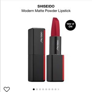 Shiseido matte lipstick red